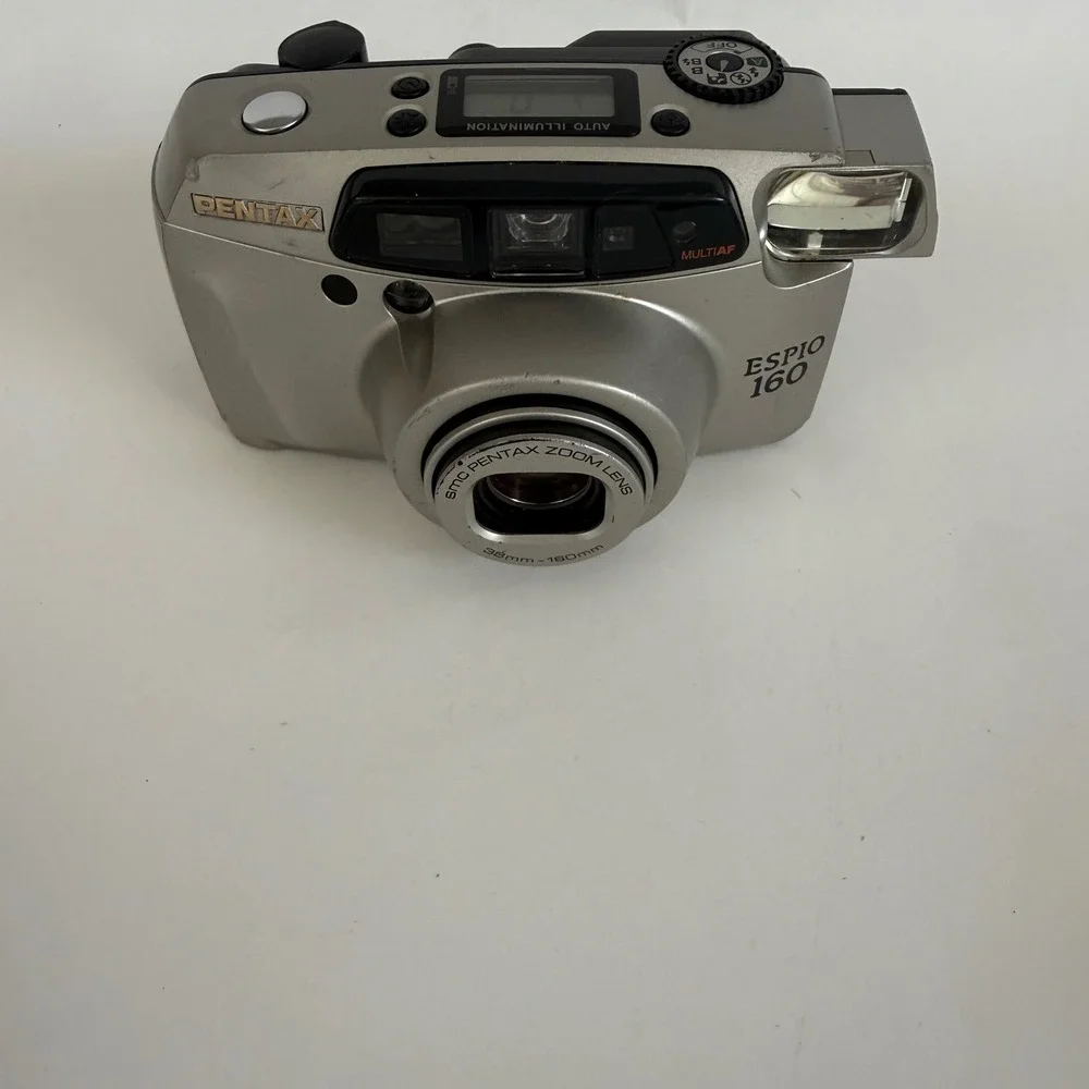Pentax Espio 160 35mm Film Camera 38-160mm Zoom Multi AF w/ Case Tested